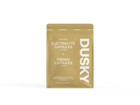Dusky Day Pack containing electrolyte capsules and energy capsules for one full day outdoors. 