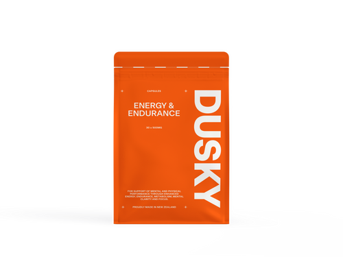 Dusky Energy & Endurance Capsules for clean outdoor energy in New Zealand