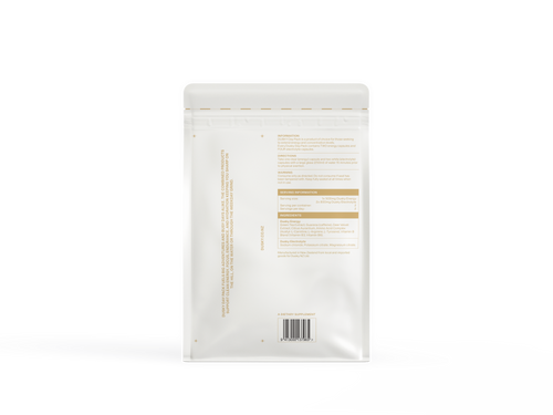 Reat label showing ingredients and nutritional information for the Dusky Multi-Day Pack.
